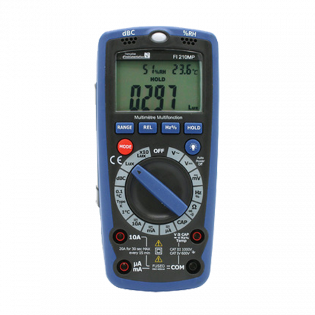 Multimètre numérique professionnel pas cher Lyon - Instrument de mesure  environnementale à Paris - TEC Instruments